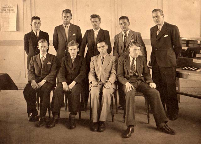groupe de l'école vers 1949